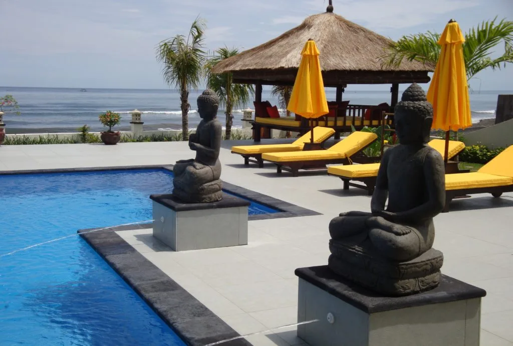 villa op Bali aan het strand villa op Bali aan het strand
